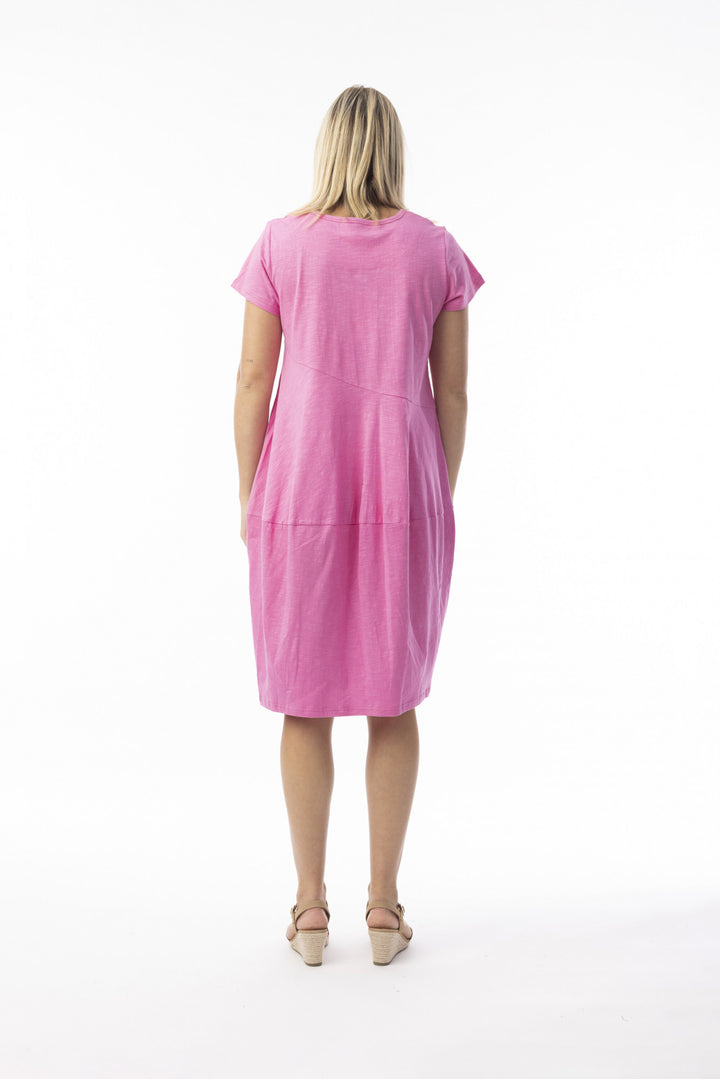 Robe silhouette décontractée avec poches Bubble