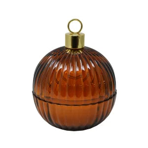 Bougie décorative boule de Noël