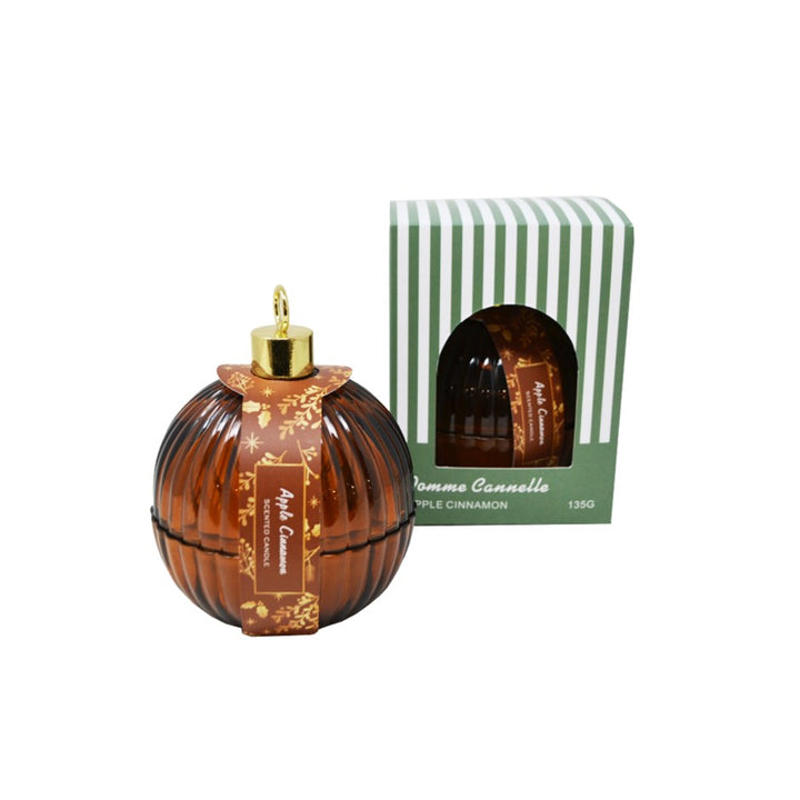 Bougie décorative boule de Noël
