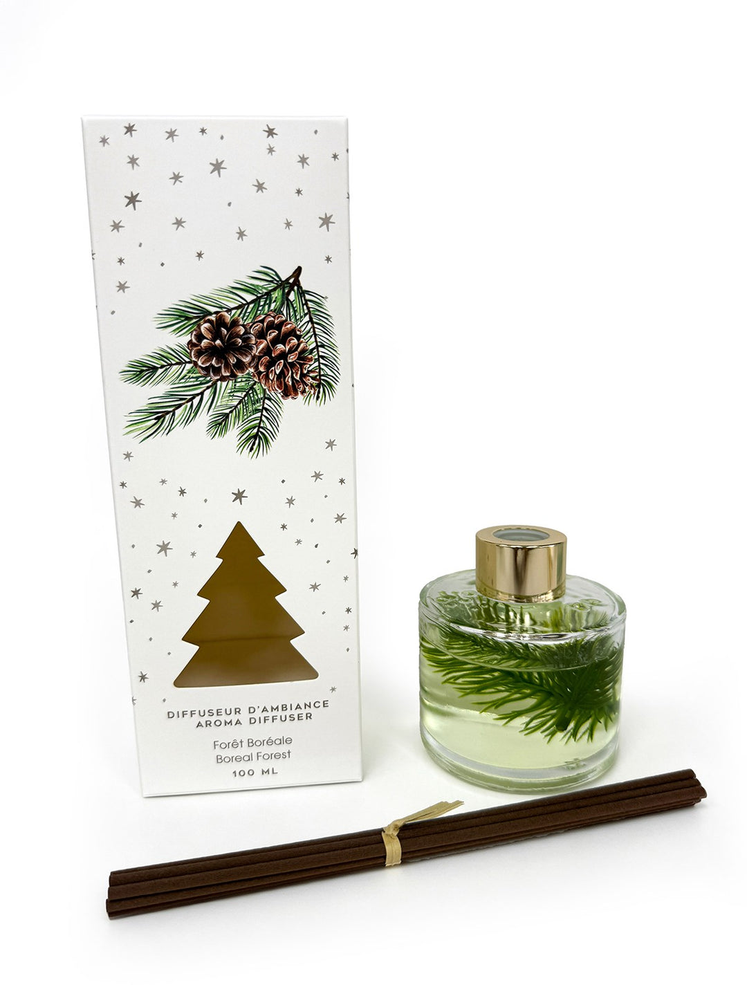Diffuseur d'ambiance Forêt Boréale 100ml - Parfum d'ambiance aux notes boisées