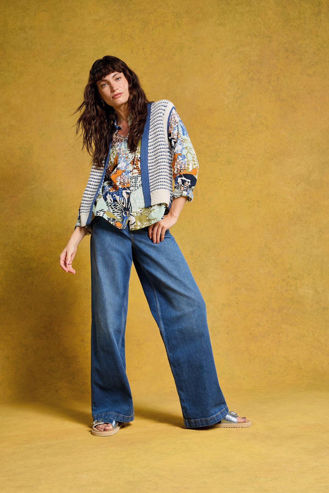 Jeans wide leg passe-partout Ayla