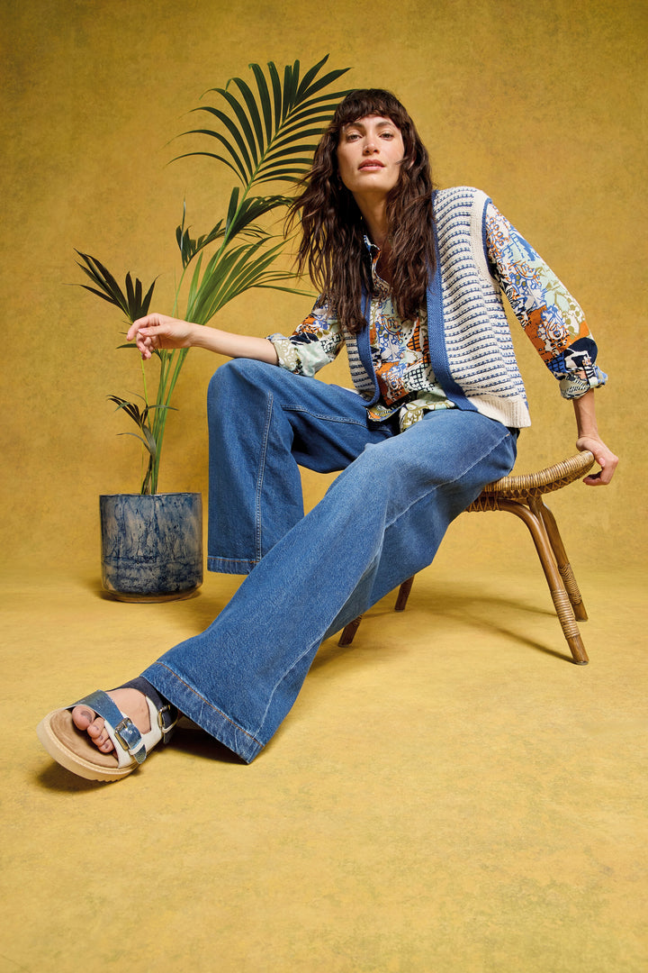 Jeans wide leg passe-partout Ayla