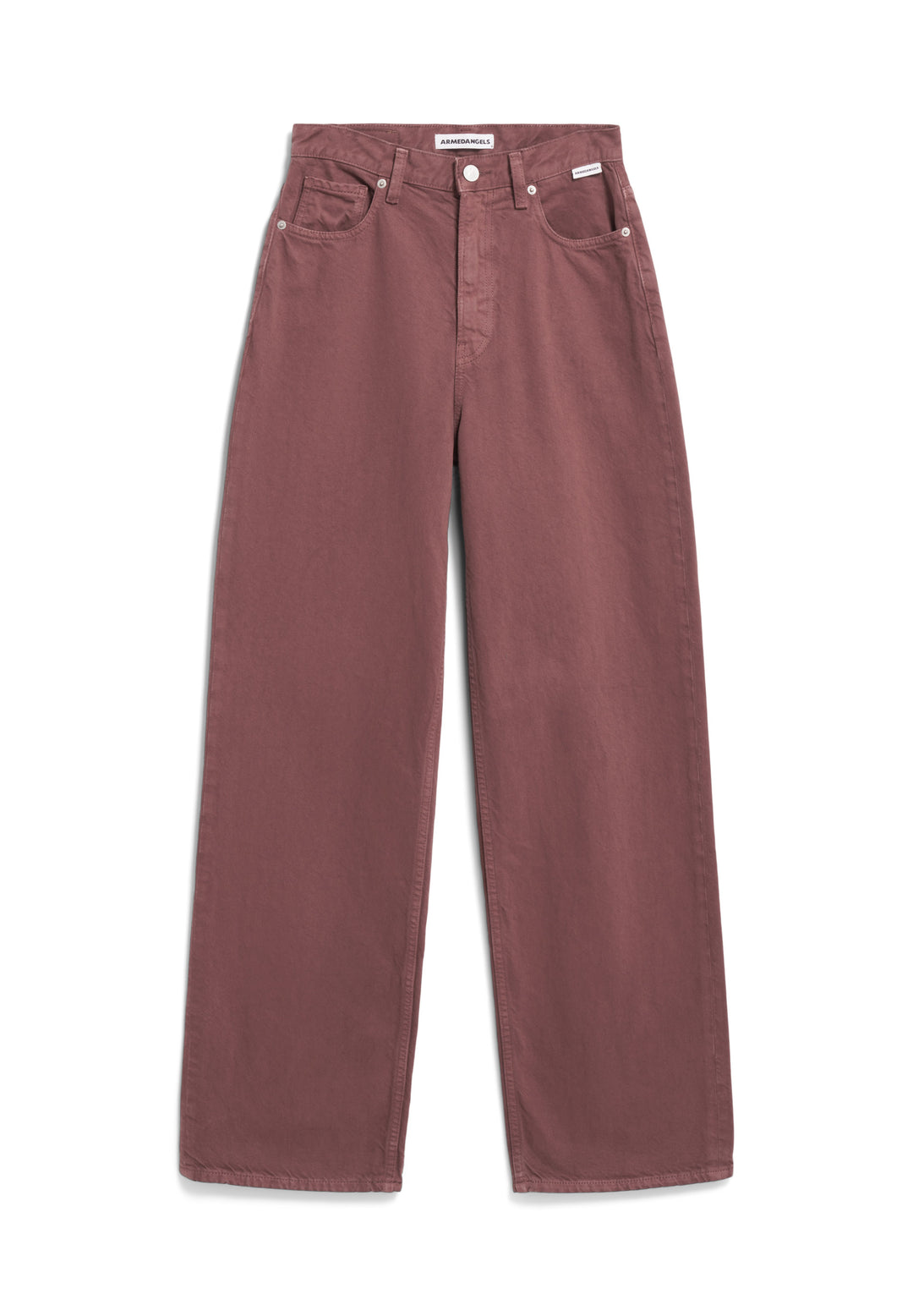 Jean framboise à coupe droite Enijaa