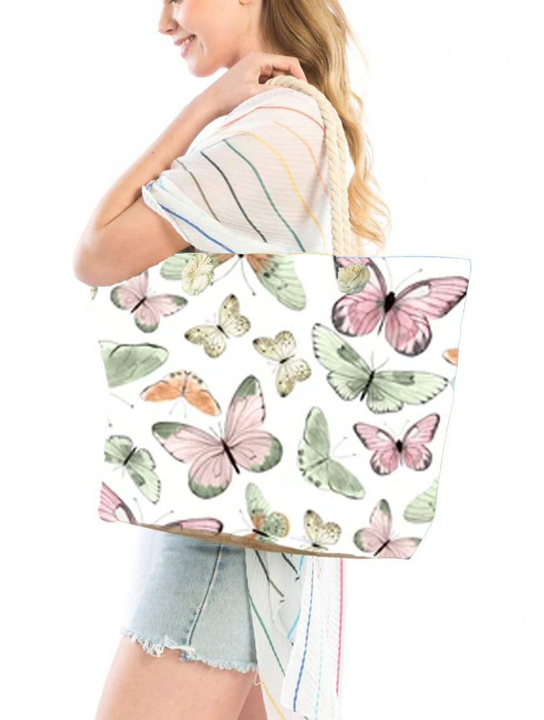 Sac spacieux avec fermeture éclair et pochette intérieure Canvas