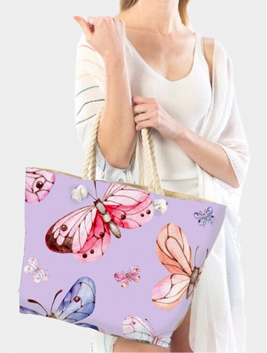 Sac spacieux avec fermeture éclair et pochette intérieure Canvas