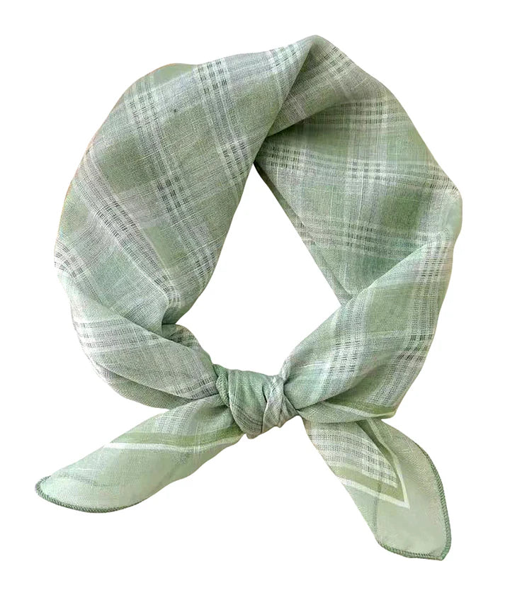 Plaid bandana – retro vibe