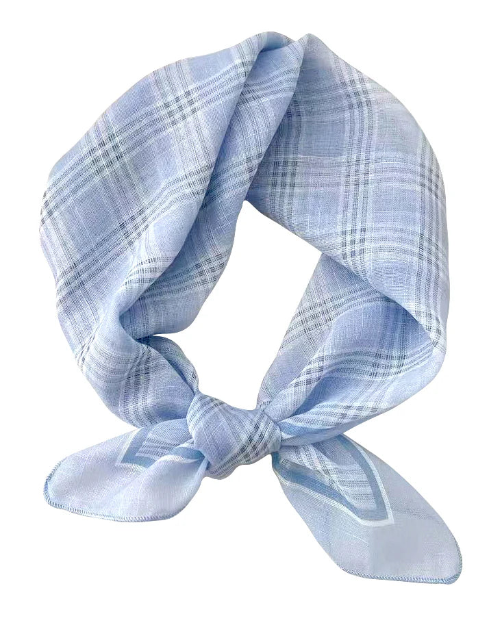 Plaid bandana – retro vibe