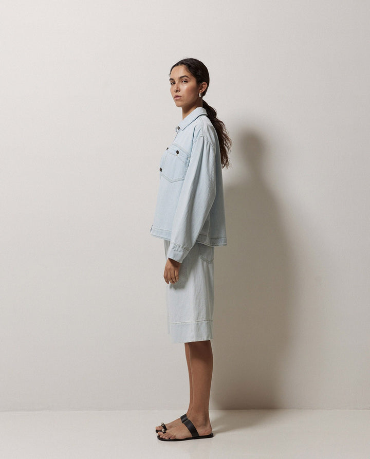 Bermuda long en coton biologique