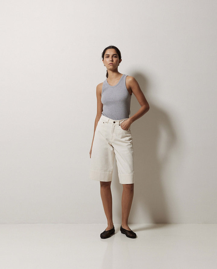 Bermuda long en coton biologique