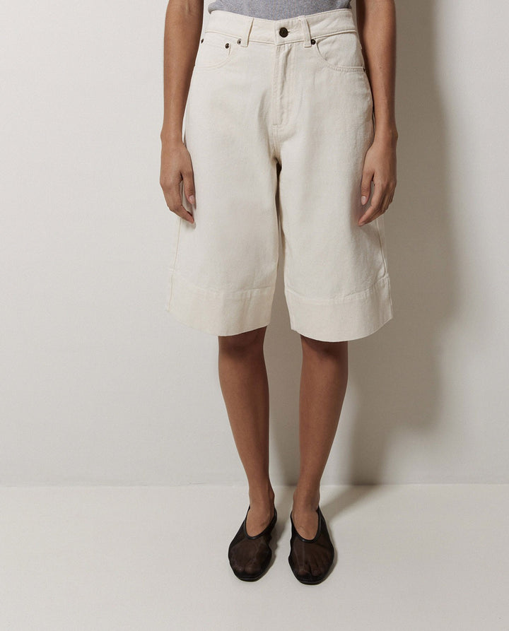 Bermuda long en coton biologique