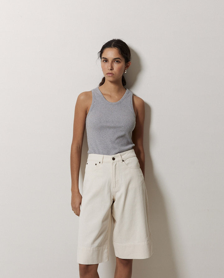 Bermuda long en coton biologique