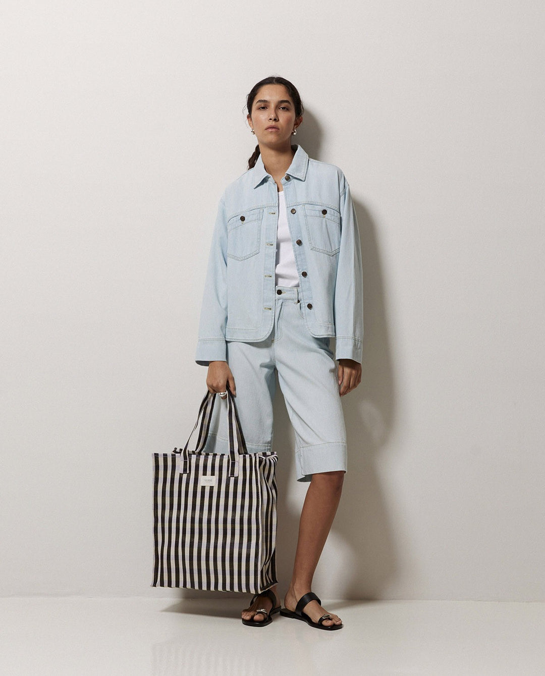 Bermuda long en coton biologique