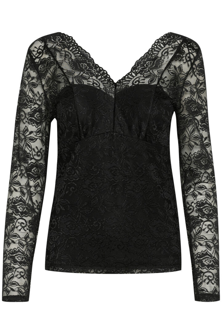 Blouse de dentelle fine