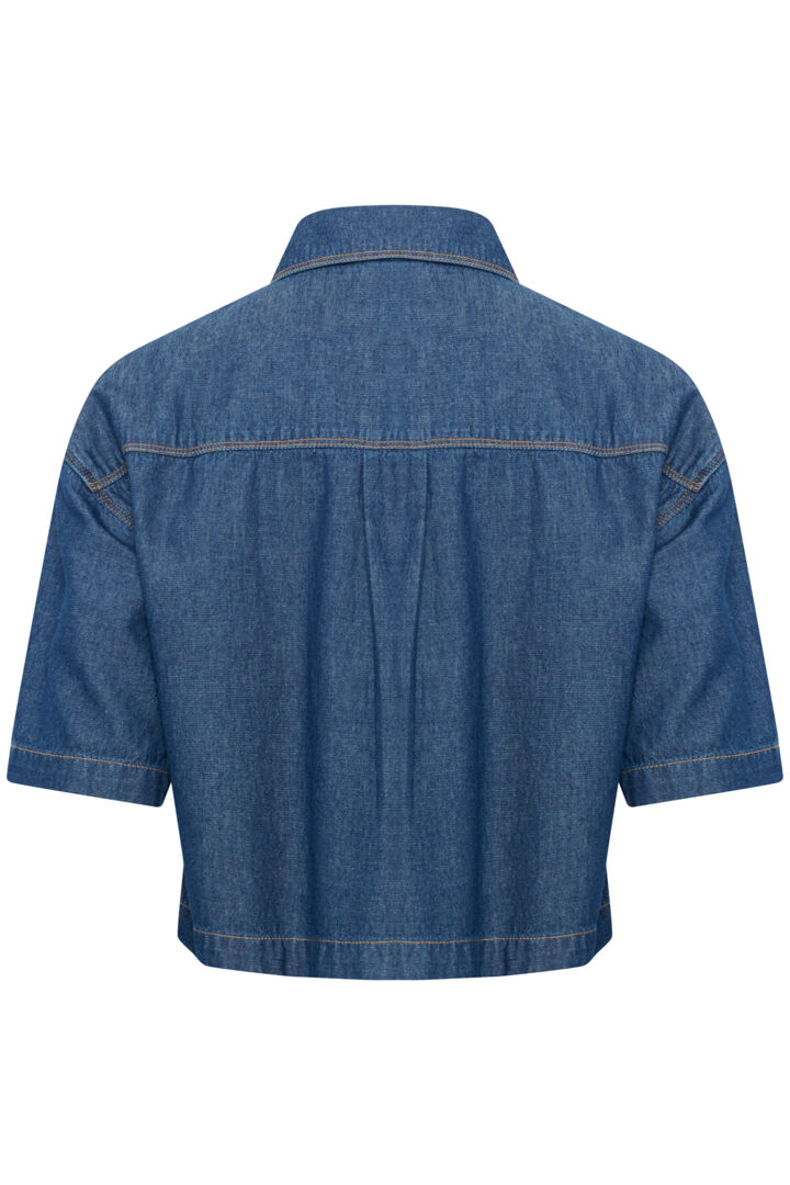 Blouse en denim avec poches avant Luise