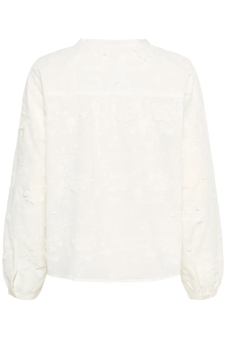 Blouse romantique tout en transparence Hilda