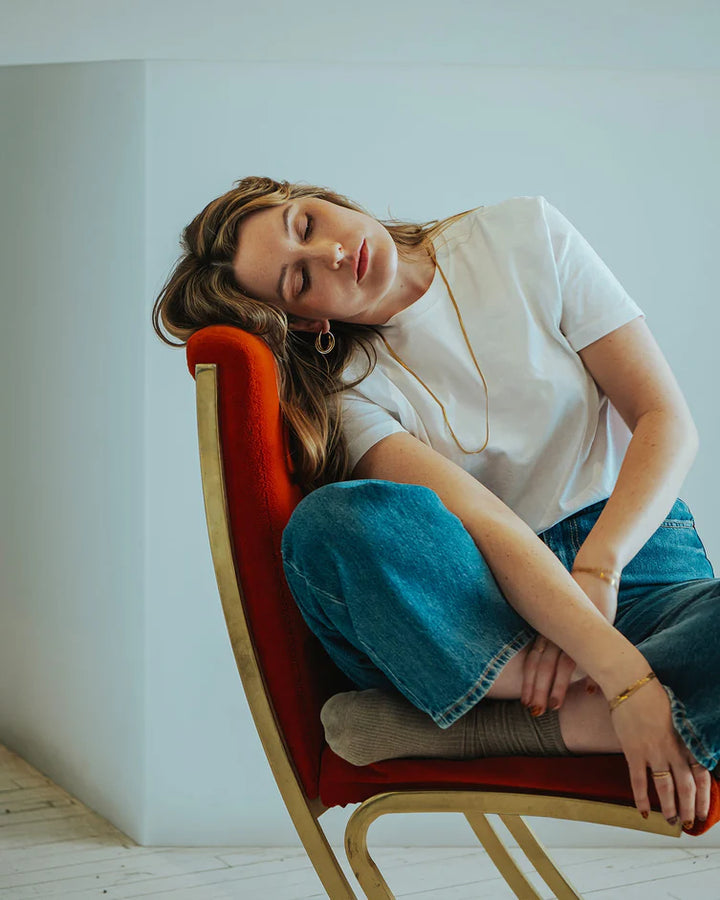 Bracelet à chaîne serpent Orvet - En acier inoxydable fini or 18K