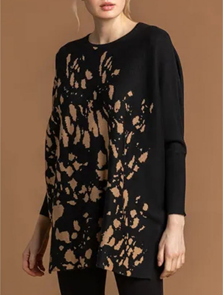 Pull ample à manches chauve-souris