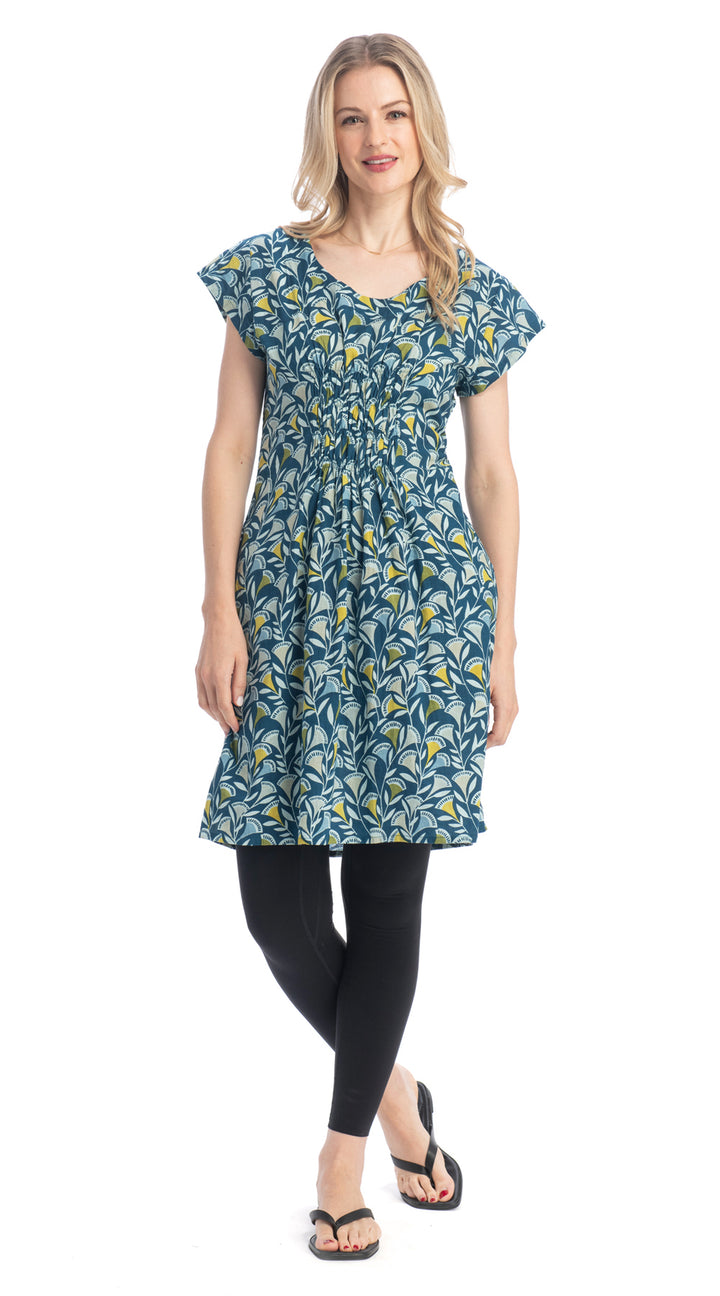 Robe aux teintes vibrantes Olivia - Tissu 100% coton organique