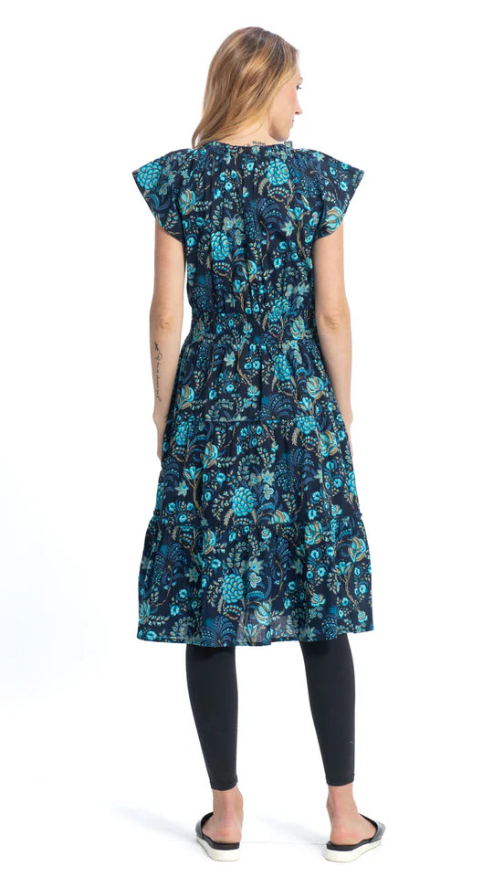 Robe imprimé fleuri vintage Melody - Coton biologique