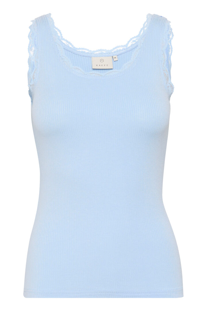 Camisole à finitions en dentelle sur le haut Omi