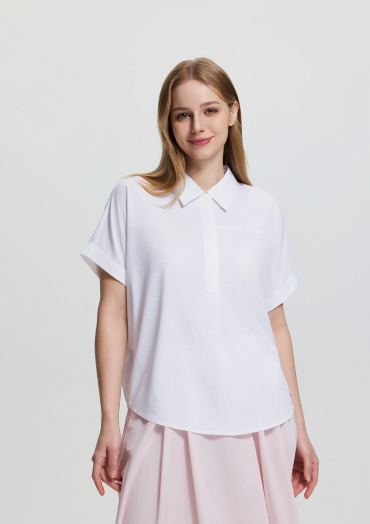 Blouse coupe décontractée Ahveninen - Manches courtes