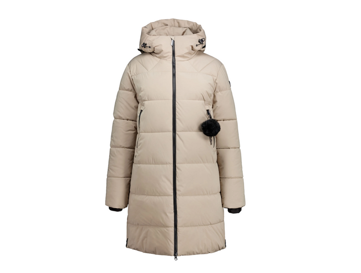 Manteau matelassé long Eisele - Coupe droite mi-longue