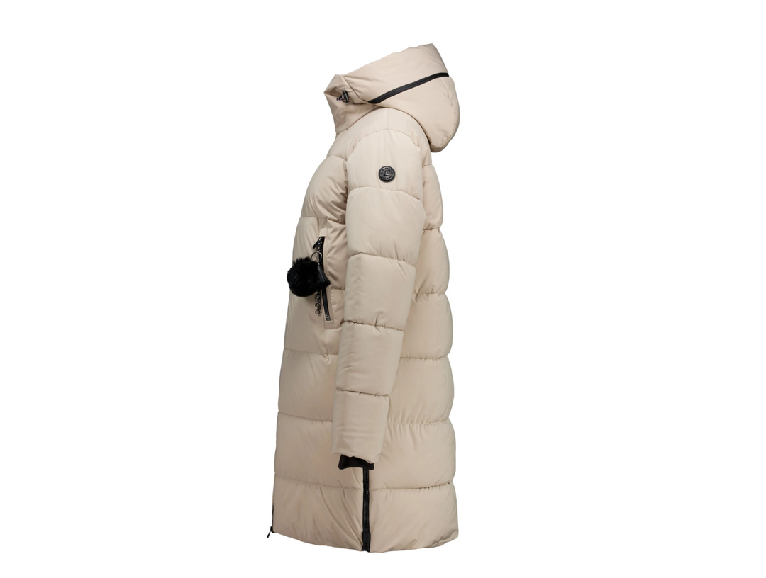 Manteau matelassé long Eisele - Coupe droite mi-longue