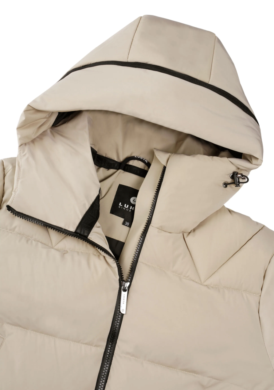Manteau matelassé long Eisele - Coupe droite mi-longue