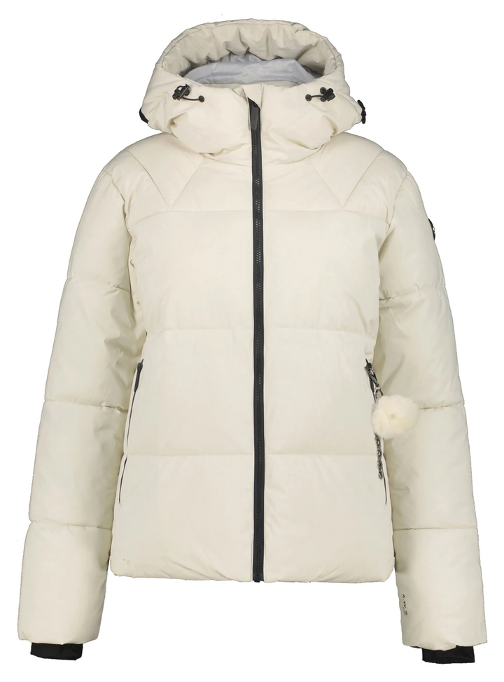 Manteau matelassé court Eiriken - Capuche fixe enveloppante