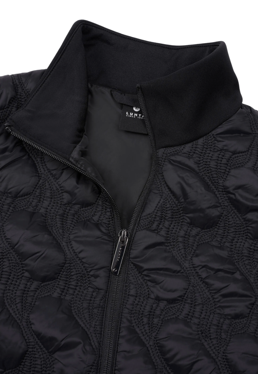 Veste intermédiaire hybride - Léger matelassé à col montant