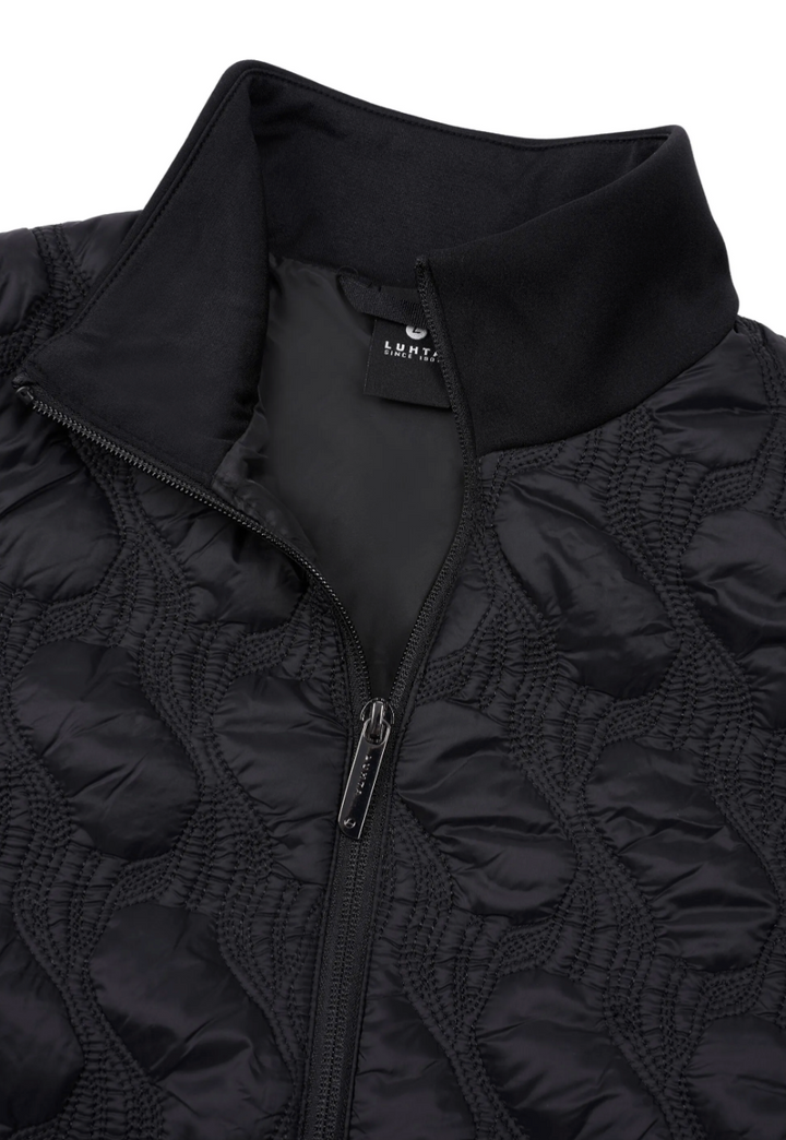 Veste intermédiaire hybride - Léger matelassé à col montant