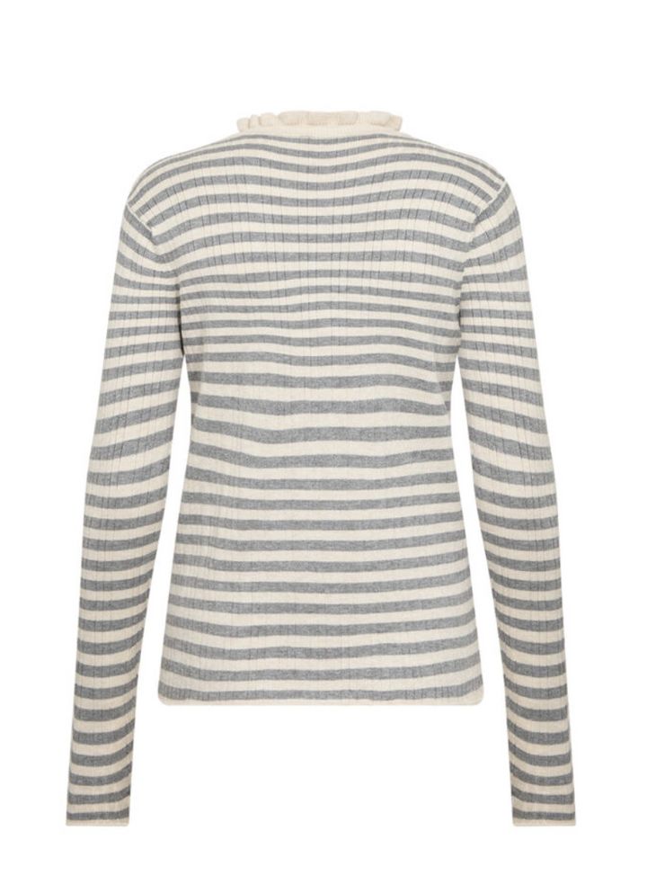 Chandail à col bordé d’une finition festonnée Vana