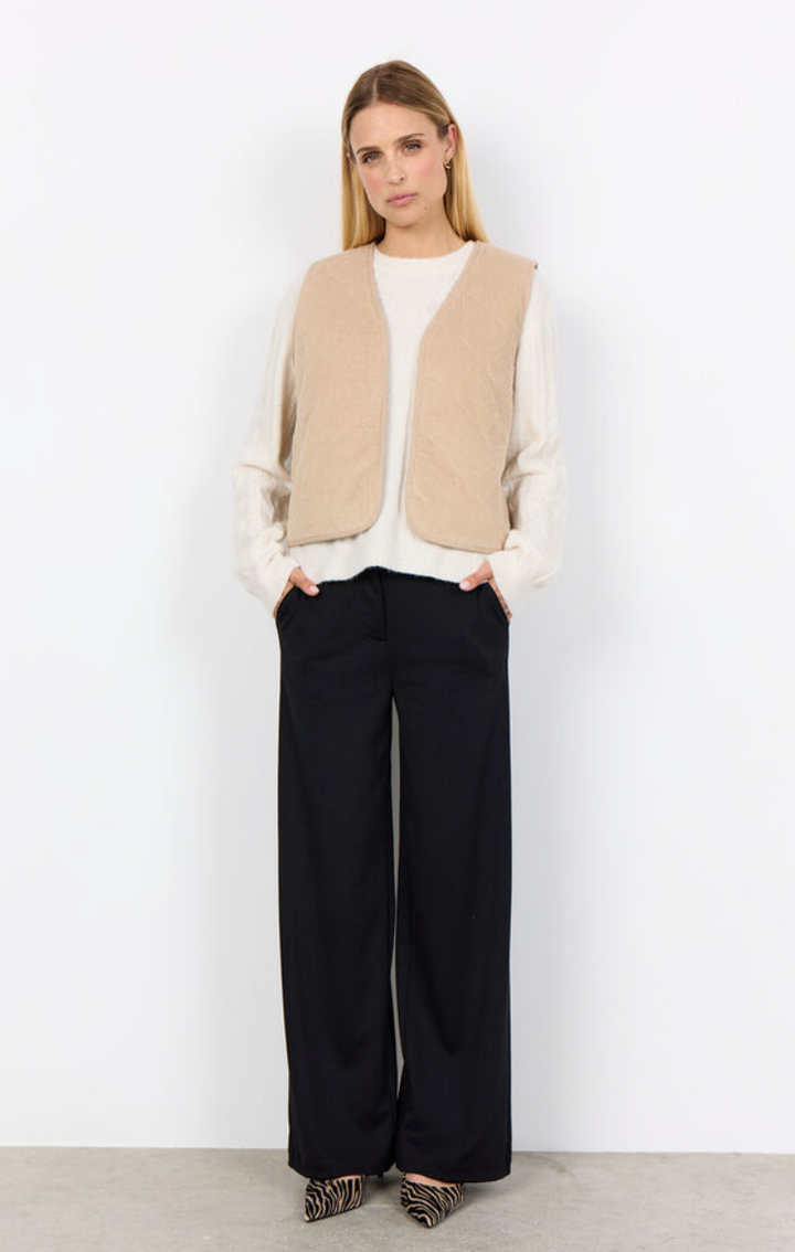 Gilet sans fermeture, matelassé en finesse Bindi