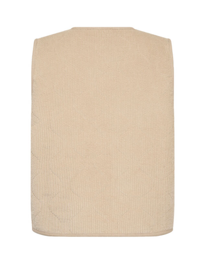 Gilet sans fermeture, matelassé en finesse Bindi