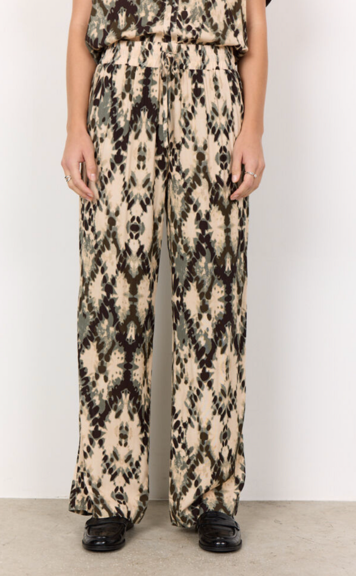 Pantalon tie-dye en viscose écologique Pontida