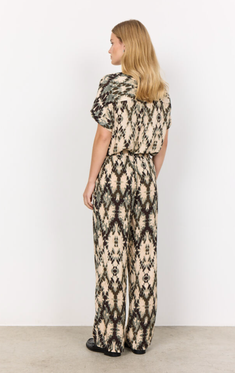 Pantalon tie-dye en viscose écologique Pontida