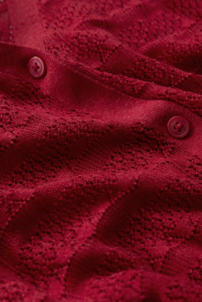 Cardigan léger - En coton biologique à encolure en V