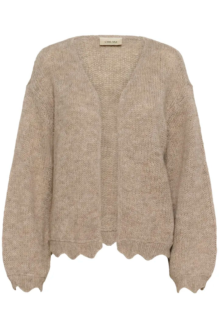 Cardigan original avec finitions angulaires en v Niso