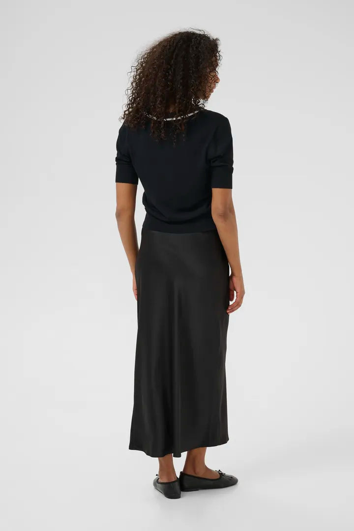 Cardigan bordé de bandes blanches contrastantes Mally