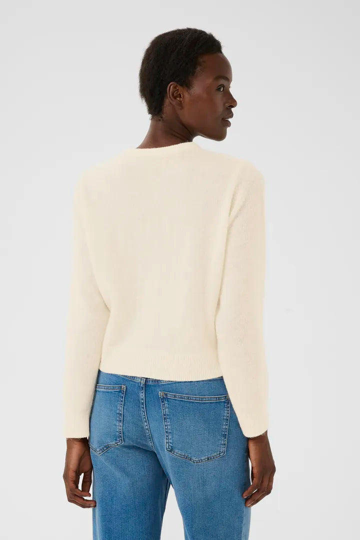 Cardigan coloré en tissu recyclé Linika