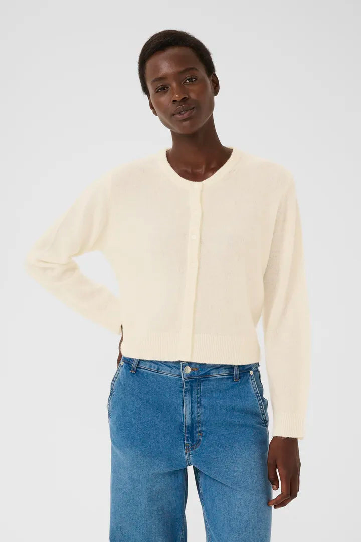 Cardigan coloré en tissu recyclé Linika