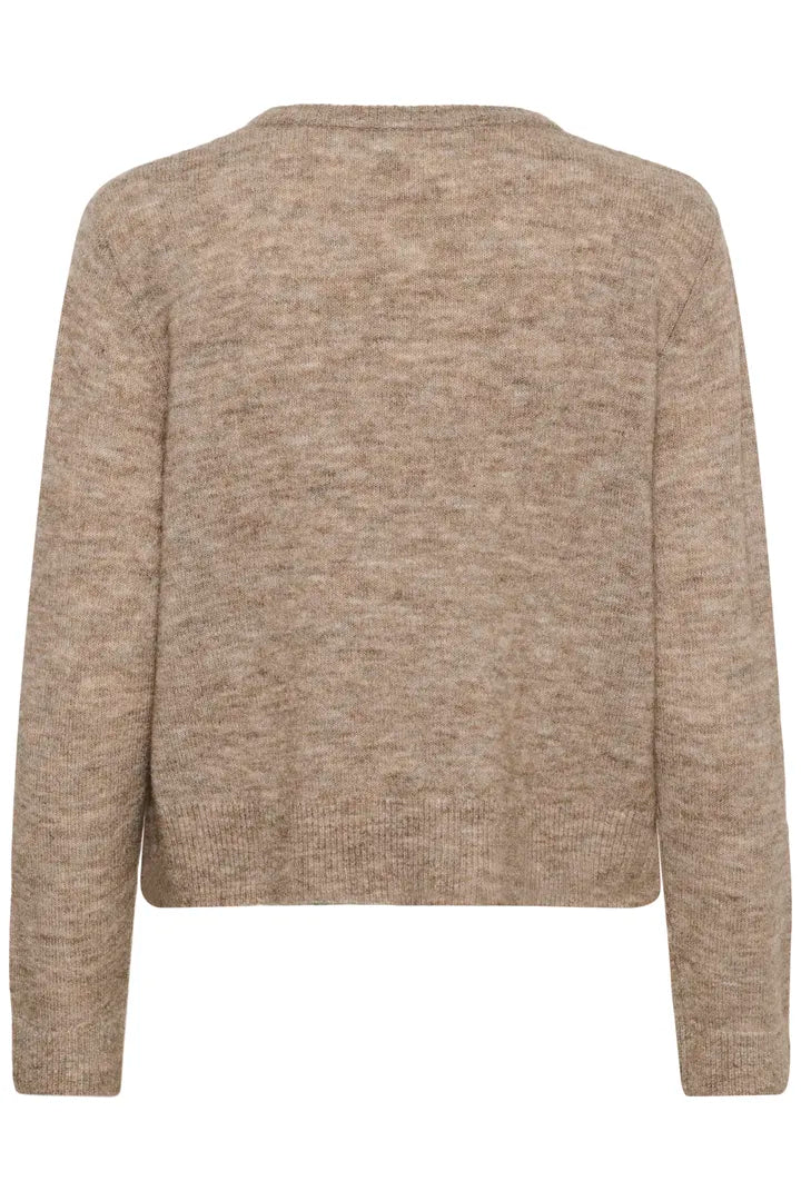 Cardigan coloré en tissu recyclé Linika