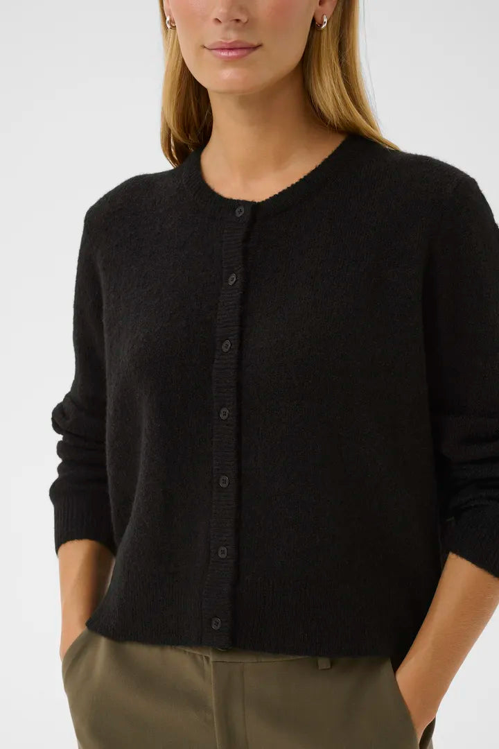 Cardigan coloré en tissu recyclé Linika