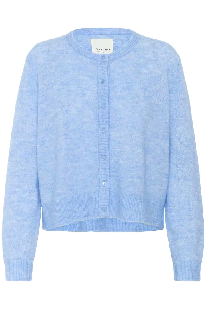 Cardigan coloré en tissu recyclé Linika