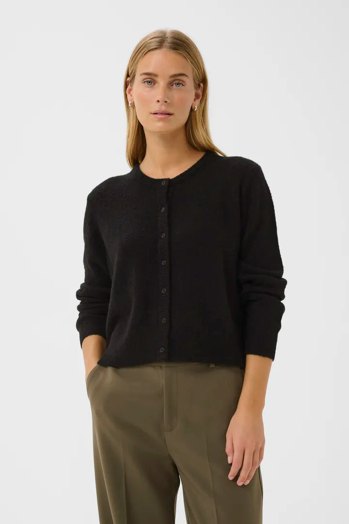 Cardigan coloré en tissu recyclé Linika