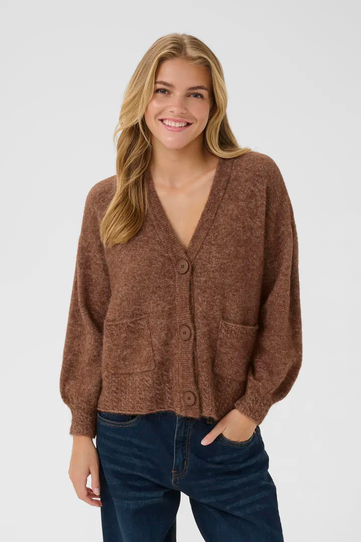 Cardigan confectionné dans un mélange des tissus les plus doux Blues