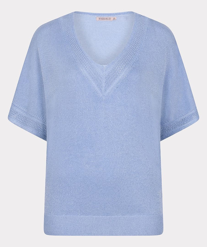 Chandail à manches courtes style chauve-souris