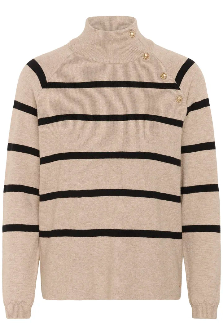 Chandail asymétrique avec boutons sur l’épaule Dela