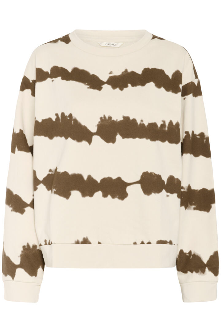 Chandail aux rayures fondues dans un esprit tie-dye Josie