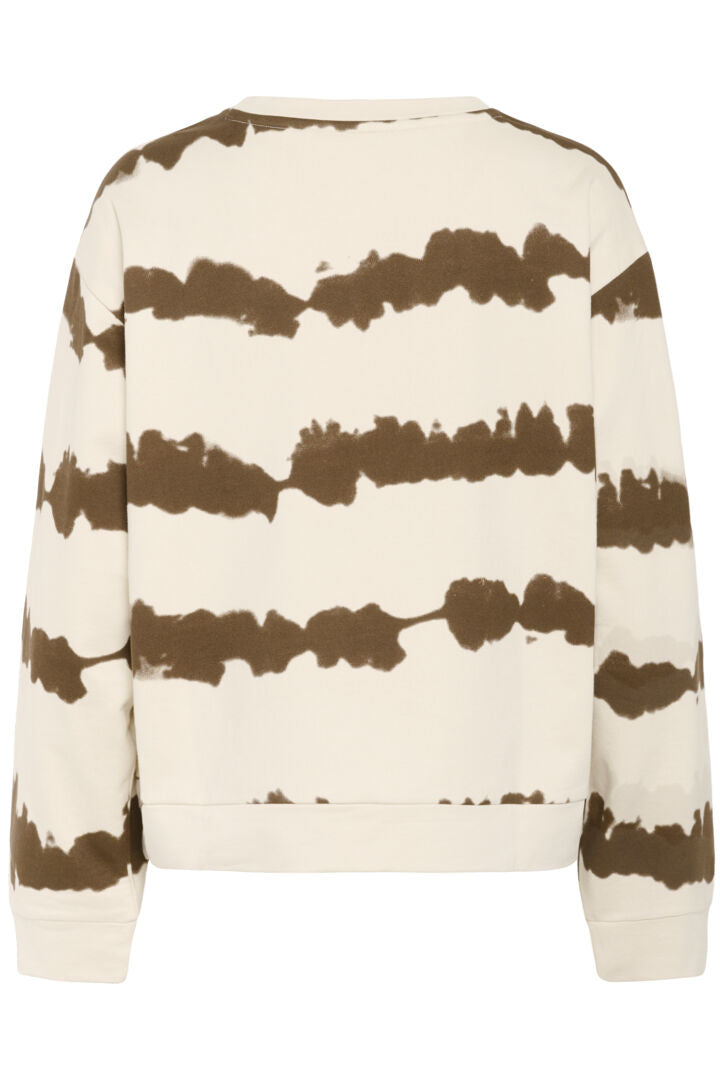 Chandail aux rayures fondues dans un esprit tie-dye Josie